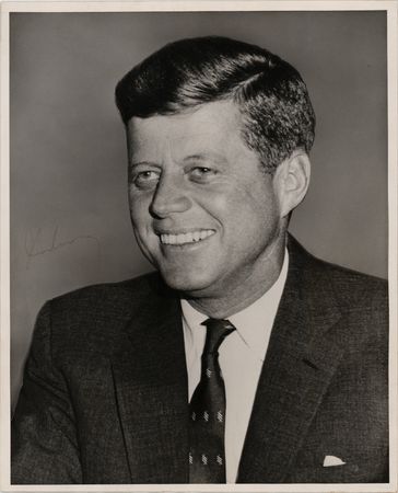 Lot #45 John F. Kennedy Signed Photograph