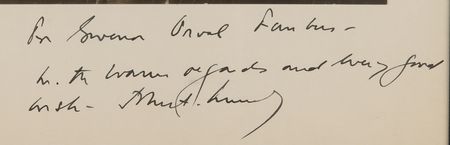 Lot #31 John F. Kennedy Signed Photograph by Fabian Bachrach - Presented to the Arkansas Governor Behind the 1957 Little Rock Crisis - Image 3