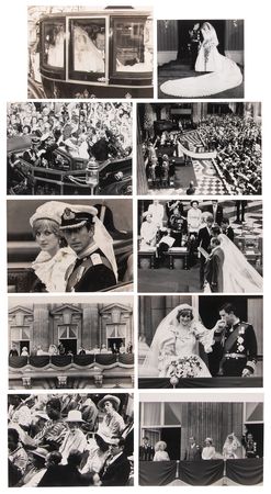Lot #394 Princess Diana (21) Original Vintage Wedding Photographs - Image 3