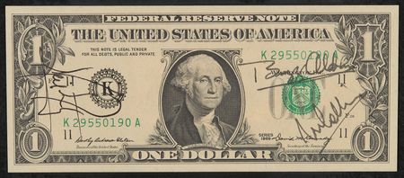 Lot #505 Apollo 11 Crew-Signed $1 Dollar Bill - Image 2