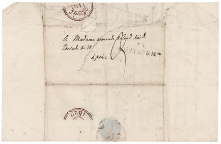 Lot #442 Marquis de Lafayette Autograph Letter Signed - Image 2