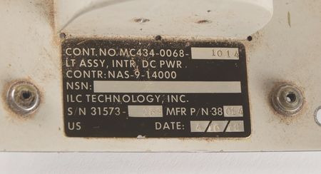 Lot #913 Spaceman Screen-Used Prop Panels (4) and Light Fixtures (2) - Image 12