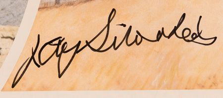 Lot #902 Clayton Moore and Jay Silverheels Signed Print - Image 2