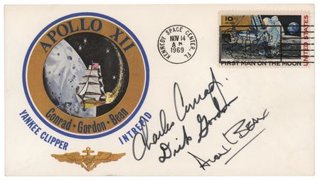 Lot #515 Apollo 12 Crew-Signed 'Type 1' Insurance