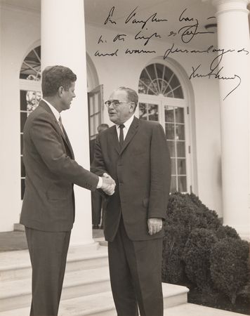 Lot #40 John F. Kennedy Signed Photograph as President - Image 2