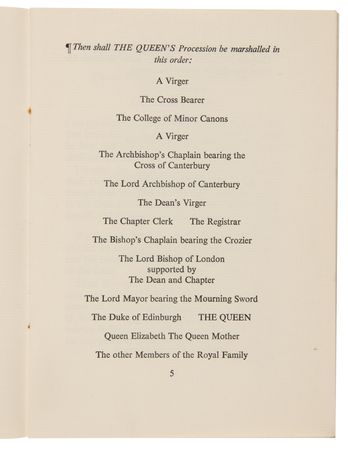 Lot #327 Winston Churchill Funeral Program - Image 3