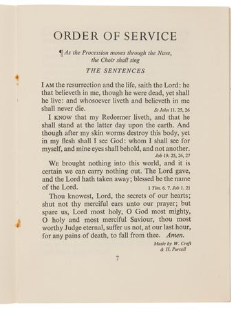 Lot #327 Winston Churchill Funeral Program - Image 4