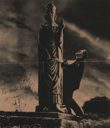 Lot #809 Boris Karloff Signed Photograph as