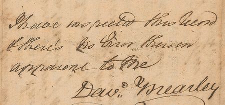 Lot #315 David Brearley Autograph Endorsement Signed - Image 3