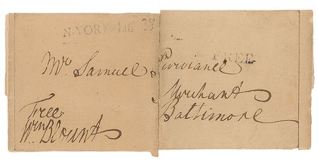 Lot #312 William Blount Signed Free Frank - Image 2