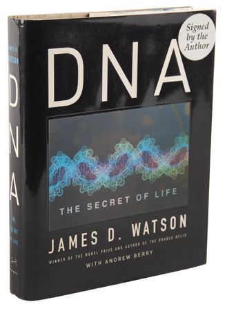 Lot #332 DNA: James D. Watson Signed Book - DNA: The Secret of Life - Image 3