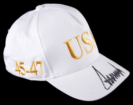 Lot #196 Donald Trump Signed 'USA' Baseball Cap - Image 3