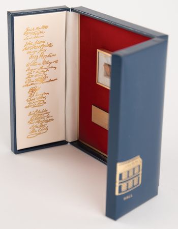 Lot #353 Independence Hall Wood Relic - Limited Edition - Image 3