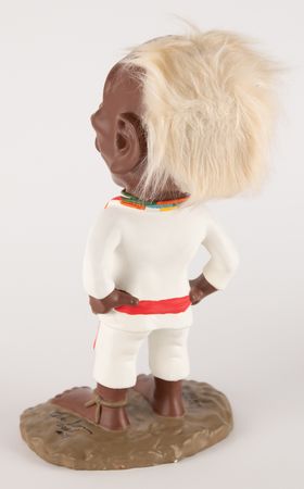 Lot #896 Major League: Jobu Statue Signed by Sheen, Berenger, and Bernsen - Image 2