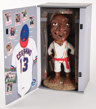 Lot #896 Major League: Jobu Statue Signed by Sheen, Berenger, and Bernsen - Image 5
