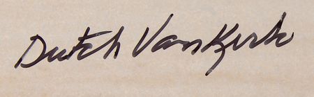 Lot #476 Enola Gay Signed Poster - Paul Tibbets, Tom Ferebee, and Dutch Van Kirk (30? x 24?) - Image 2