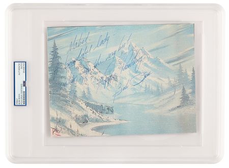 Lot #575 Bob Ross Signed Print - Image 1