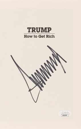 Lot #200 Donald Trump Signature - Image 1