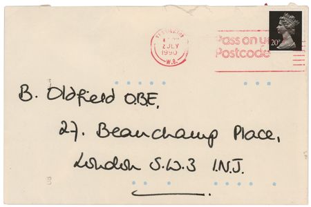 Lot #396 Princess Diana Hand-Addressed Mailing