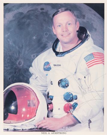 Lot #504 Apollo 11 (3) Signed Photographs - Image 2