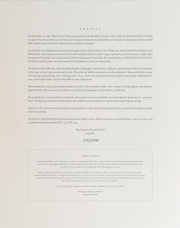Lot #598 Disney Art Program Portfolio: Fantasia (Ltd. Ed. #292/500) - Image 9