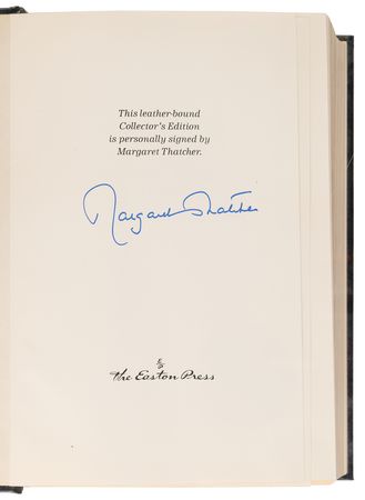 Lot #426 Margaret Thatcher Signed Book - The Downing Street Years - Image 4