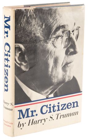 Lot #191 Harry S. Truman Signed Book - Mr. Citizen - Image 3