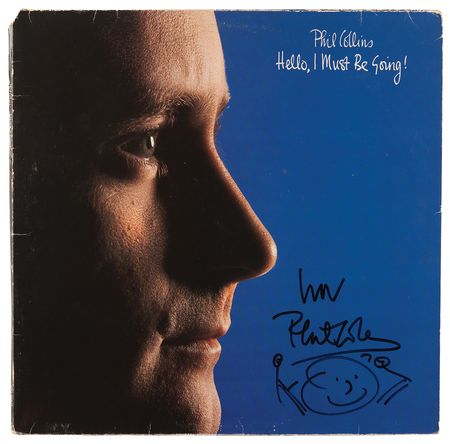 Lot #750 Phil Collins Signed Album - Hello, I Must