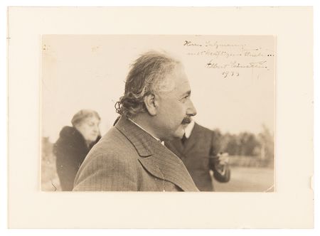Lot #277 Albert Einstein Signed Photograph: 