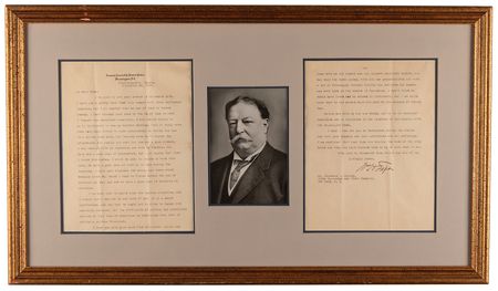 Lot #187 William H. Taft Typed Letter Signed - Image 1