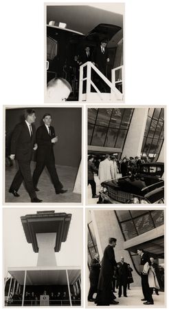 Lot #142 John F. Kennedy and Dwight D. Eisenhower (11) Original Vintage Photographs - Image 1