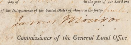 Lot #161 James Monroe Document Signed as President - Image 3