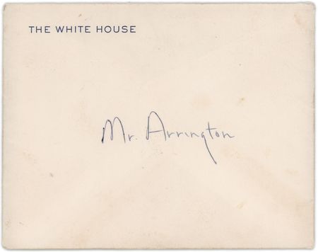 Lot #126 Jacqueline Kennedy Autograph Note Signed - Image 2