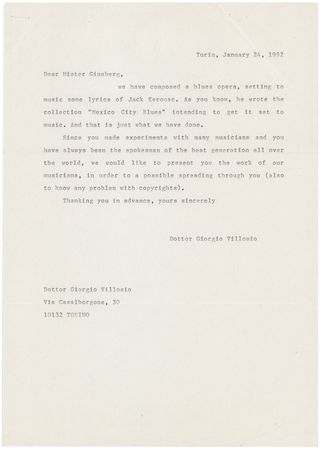 Lot #639 Jack Kerouac: Allen Ginsberg Autograph Letter Signed to the Kerouac Estate - 