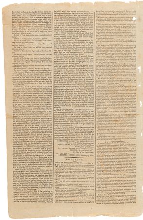 Lot #336 Funding Act of 1790: The Connecticut Gazette from August 20, 1790 - Image 3
