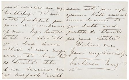 Lot #405 Queen Mary of Teck Autograph Letter Signed - Image 2