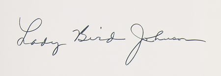 Lot #119 Lady Bird Johnson Signed Book - Texas Wildflowers: A Field Guide - Image 2