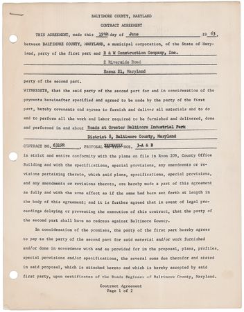 Lot #309 Spiro Agnew Document Signed - Image 2