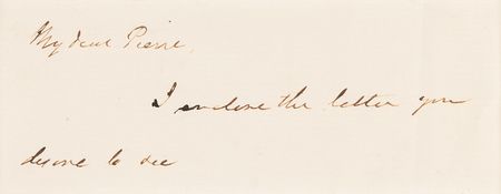 Lot #628 Washington Irving Handwritten Manuscript Fragment from His Biography of George Washington - Image 3