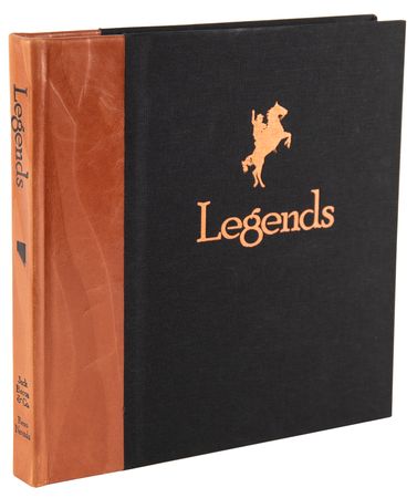 Lot #930 Western Legends Multi-Signed Book (40+) with Adam West, Mickey Rooney, Brooks and Dunn, and Sam Elliott - Image 2
