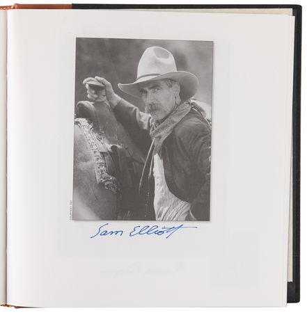 Lot #930 Western Legends Multi-Signed Book (40+) with Adam West, Mickey Rooney, Brooks and Dunn, and Sam Elliott - Image 6