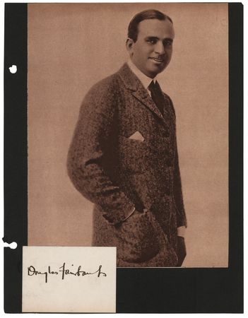 Lot #906 Mary Pickford and Douglas Fairbanks, Sr. (2) Signatures - Image 1