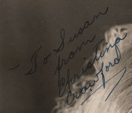 Lot #856 Christina Crawford Signed Photograph - Image 2
