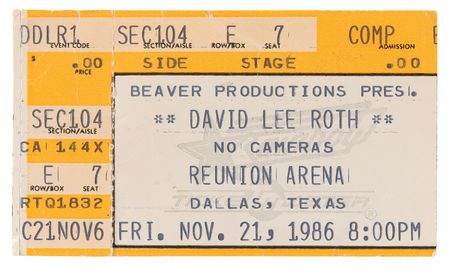 Lot #787 David Lee Roth Signed Album - Yankee Rose - Image 2