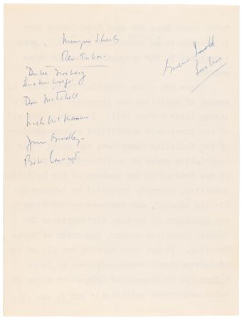 Lot #36 John F. Kennedy (9) Hand-Corrected Speech Pages on Labor Reform and Democratic Ideals: 