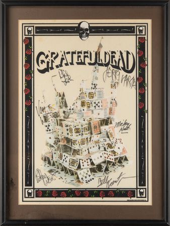 Lot #672 Grateful Dead Signed T-Shirt Pelon -
