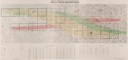 Lot #533 Apollo Program (3) Oversized Lunar Charts - Image 3
