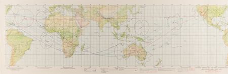 Lot #526 Apollo 16 (3) Panoramic NASA Charts - Image 2