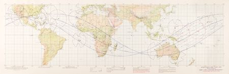 Lot #529 Apollo 8 Earth Orbit Chart