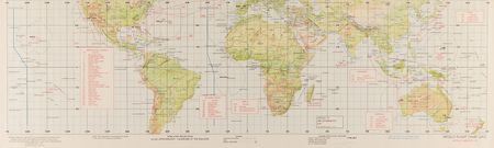 Lot #521 Apollo 15 (4) Panoramic NASA Flight and Orbit Charts - Image 3